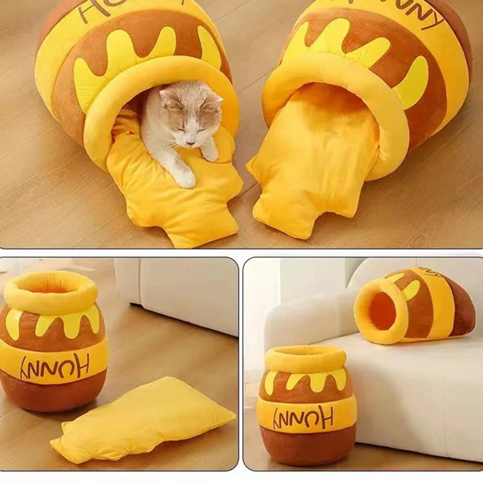 Cat Bed Warm Comfortable Kennel Nest