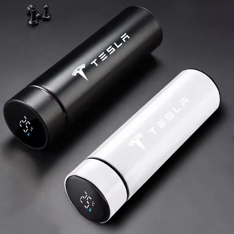 Coffee thermos leak proof car vacuum bottle travel portable thermos cup For Tesla Model 3 Y S X Cybertruck Juguete Roadster