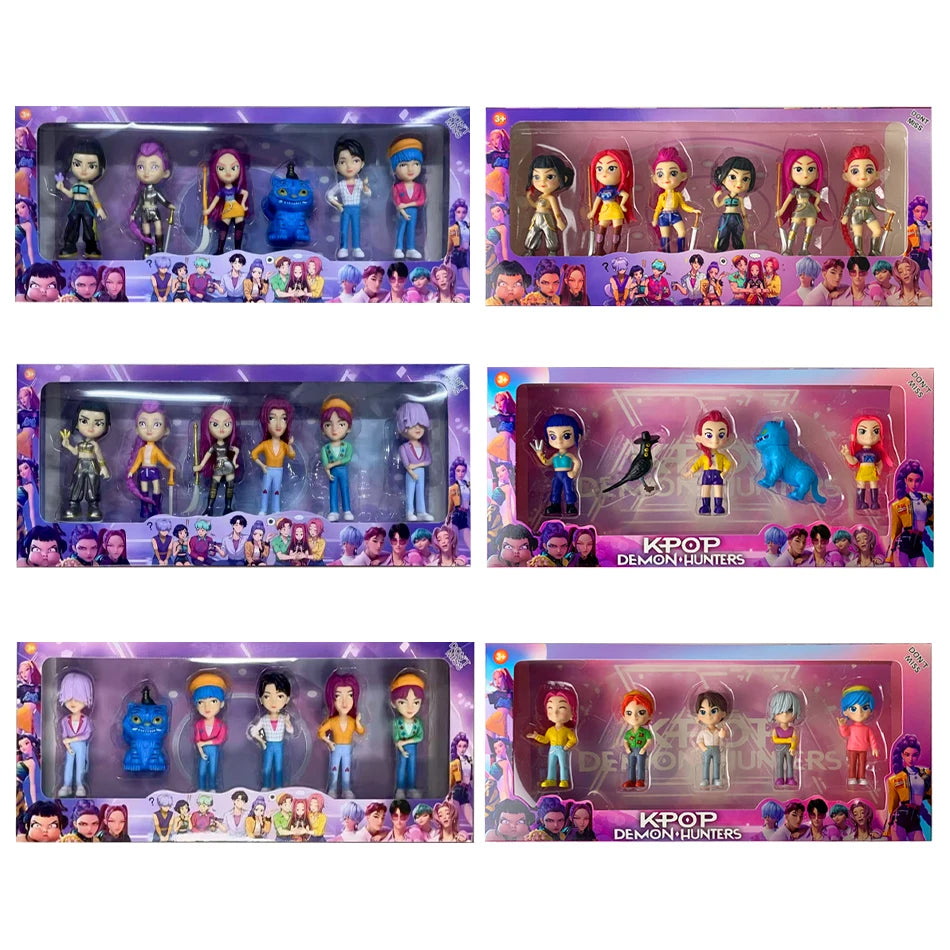 2026 Hot Kpop Devil Hunter Rumi Zoe Mira anime colección de personajes de cloruro de polivinílico baratijas de escritorio regalo