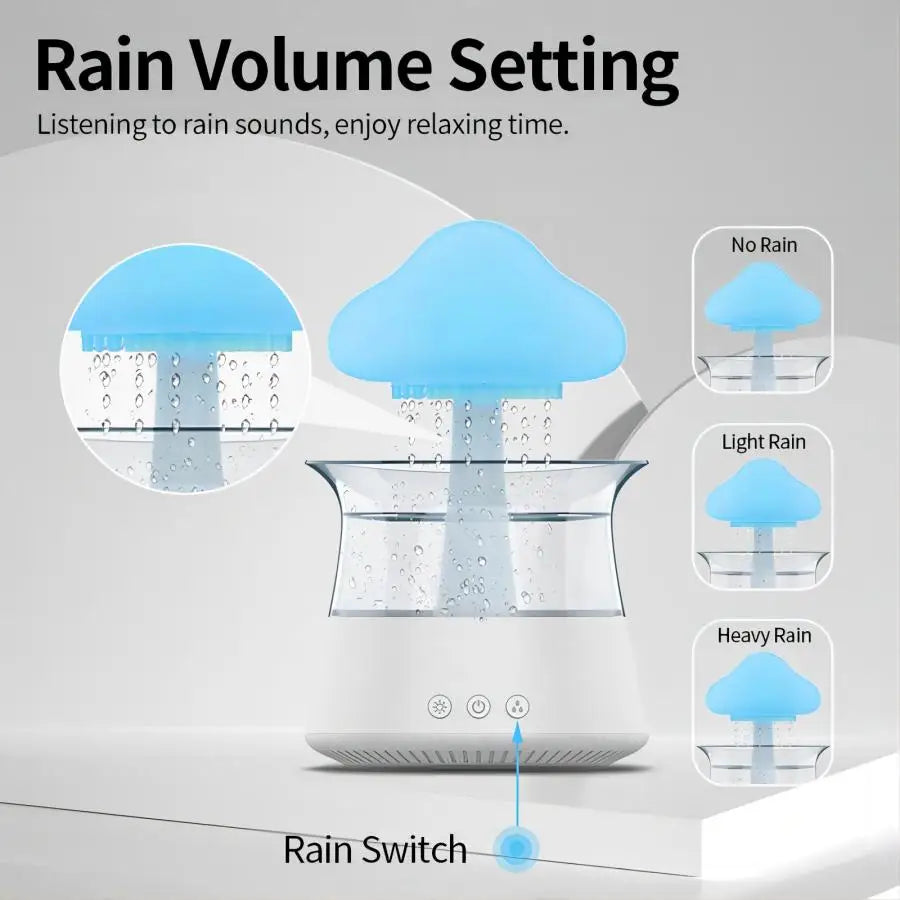 Cloud Rain Diffuser Humidifier Raindrop Aromatherapy