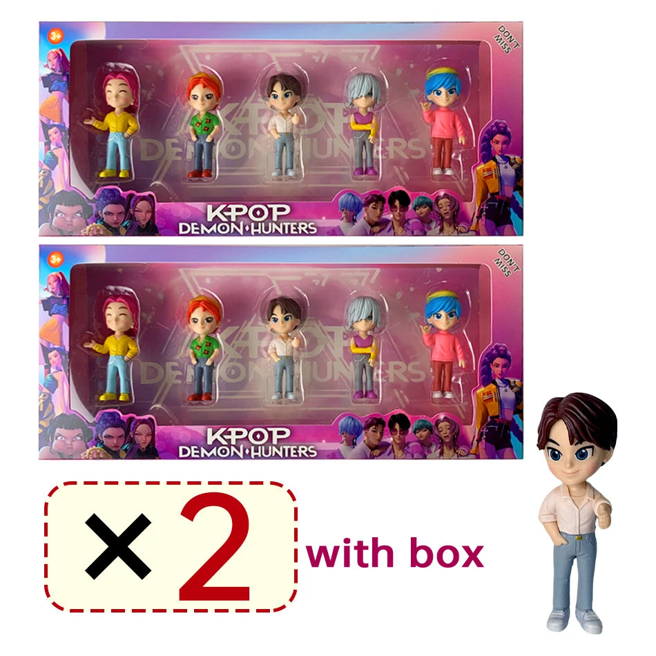 2026 Hot Kpop Devil Hunter Rumi Zoe Mira anime colección de personajes de cloruro de polivinílico baratijas de escritorio regalo