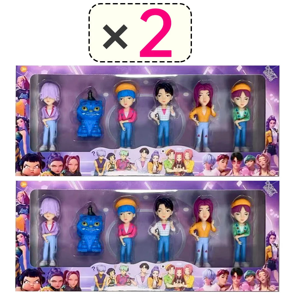 2026 Hot Kpop Devil Hunter Rumi Zoe Mira anime colección de personajes de cloruro de polivinílico baratijas de escritorio regalo