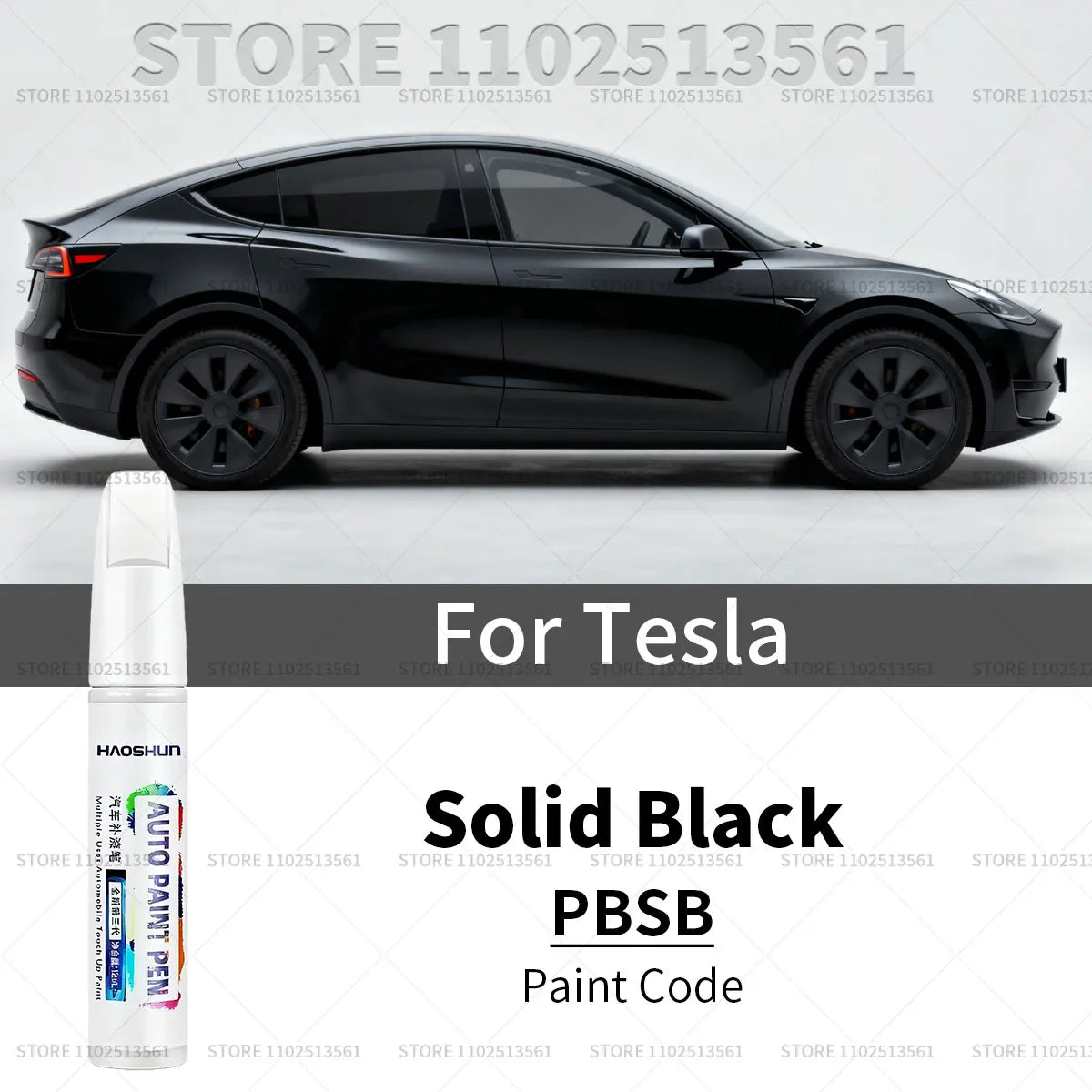 For Tesla Model 3 Y X S Car Paint Scratch Repair Pen Touch Up Wheel Hub Touch Up Pen Black Pearl White Silver Deepsea Blue Red