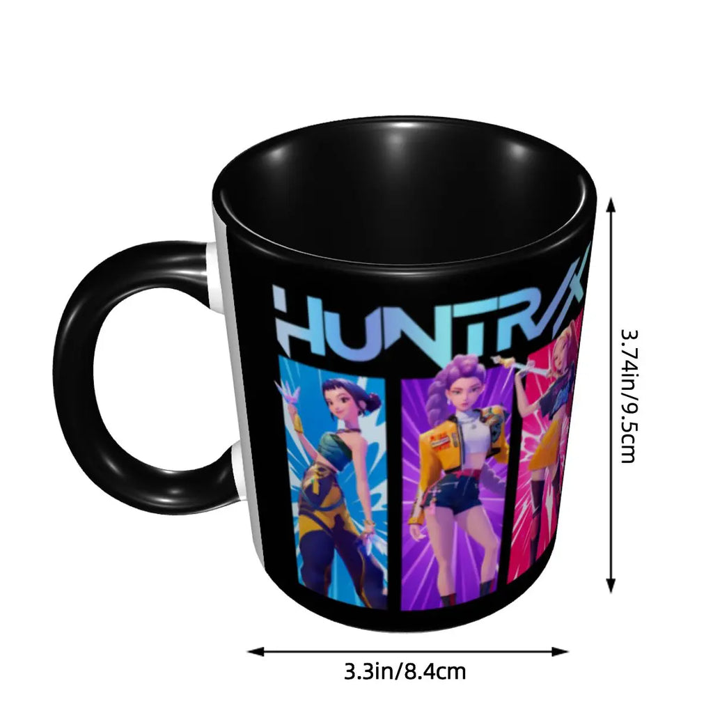 Kpop Demon Hunter Huntrix Girls Mug Personalized Ceramic Coffee Mug Cup Creative Gift