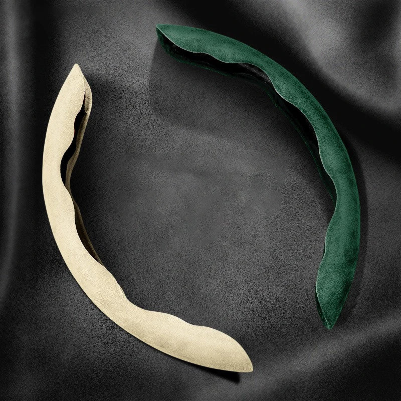 Car Suede Leather Steering Wheel Cover For Tesla Model 3 Y X S