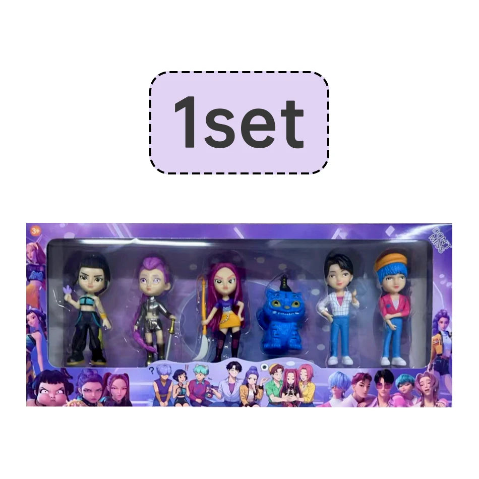 2026 Hot Kpop Devil Hunter Rumi Zoe Mira anime colección de personajes de cloruro de polivinílico baratijas de escritorio regalo