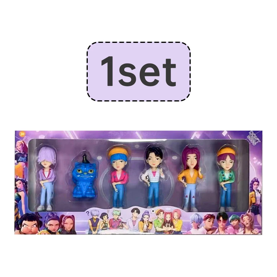 2026 Hot Kpop Devil Hunter Rumi Zoe Mira anime colección de personajes de cloruro de polivinílico baratijas de escritorio regalo