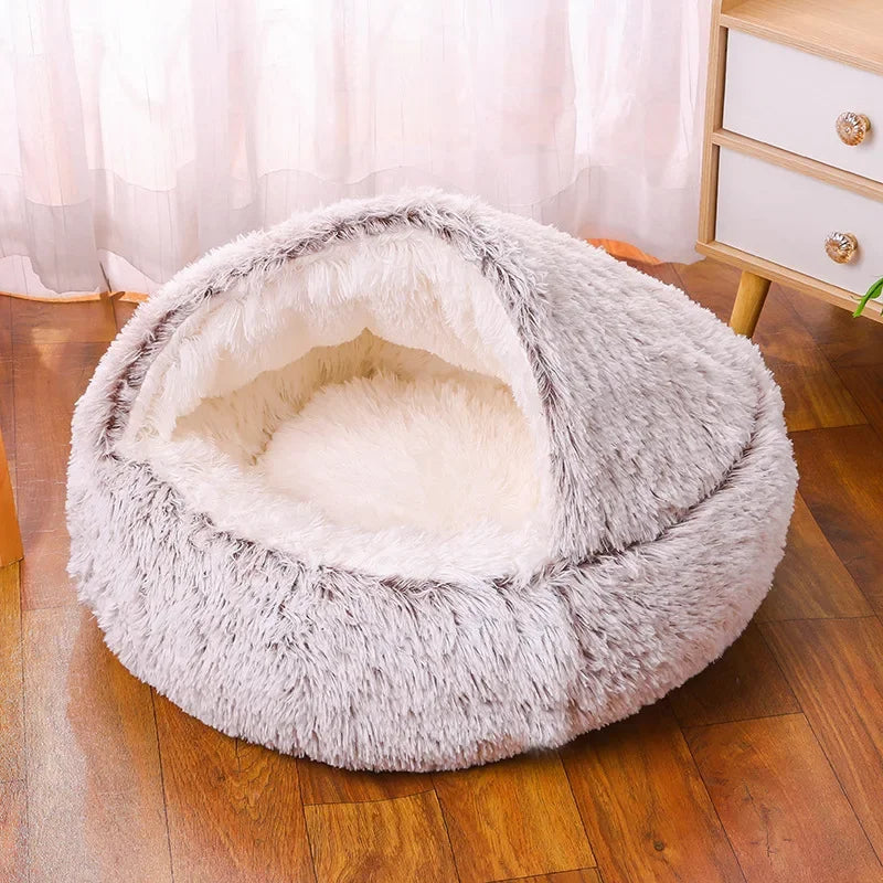 Cat Bed Honey Pot Cave - Warm Washable Kennel Nest