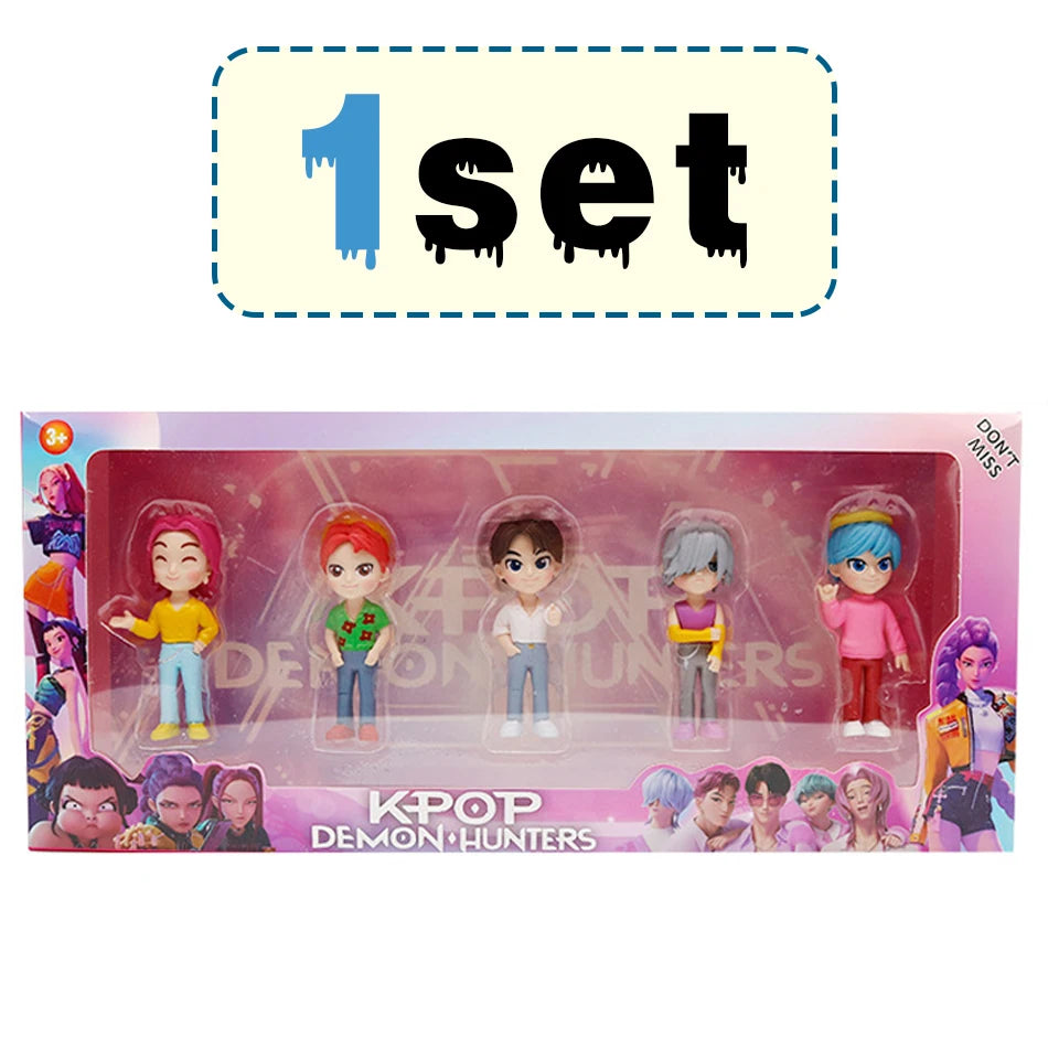 2026 Hot Kpop Devil Hunter Rumi Zoe Mira anime colección de personajes de cloruro de polivinílico baratijas de escritorio regalo