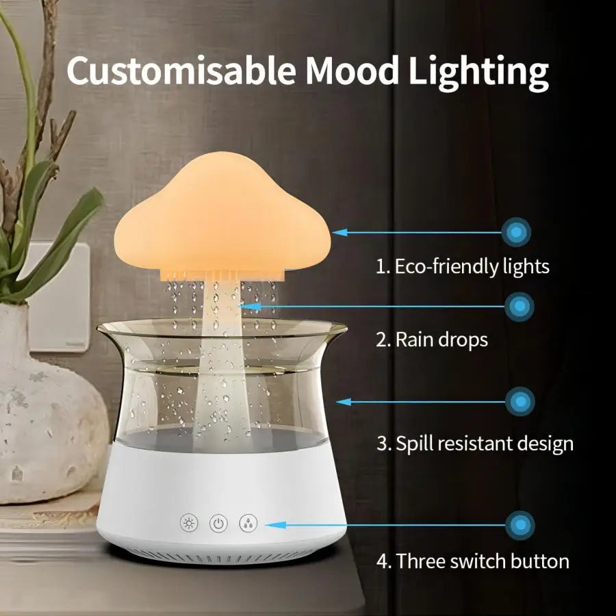 Cloud Rain Diffuser Humidifier Raindrop Aromatherapy