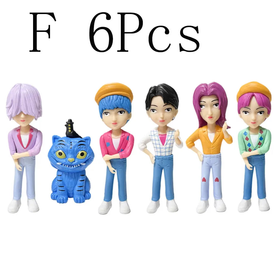 2026 Hot Kpop Devil Hunter Rumi Zoe Mira anime polyvinyl chloride character collection desktop trinkets Childrens New Year gifts