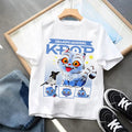 Kpop Demon Hunters Children's Clothing Short Sleeve T-shirt Kpop Demon Hunters Tiger Harajuku Tshirt for Boys Girls Gift