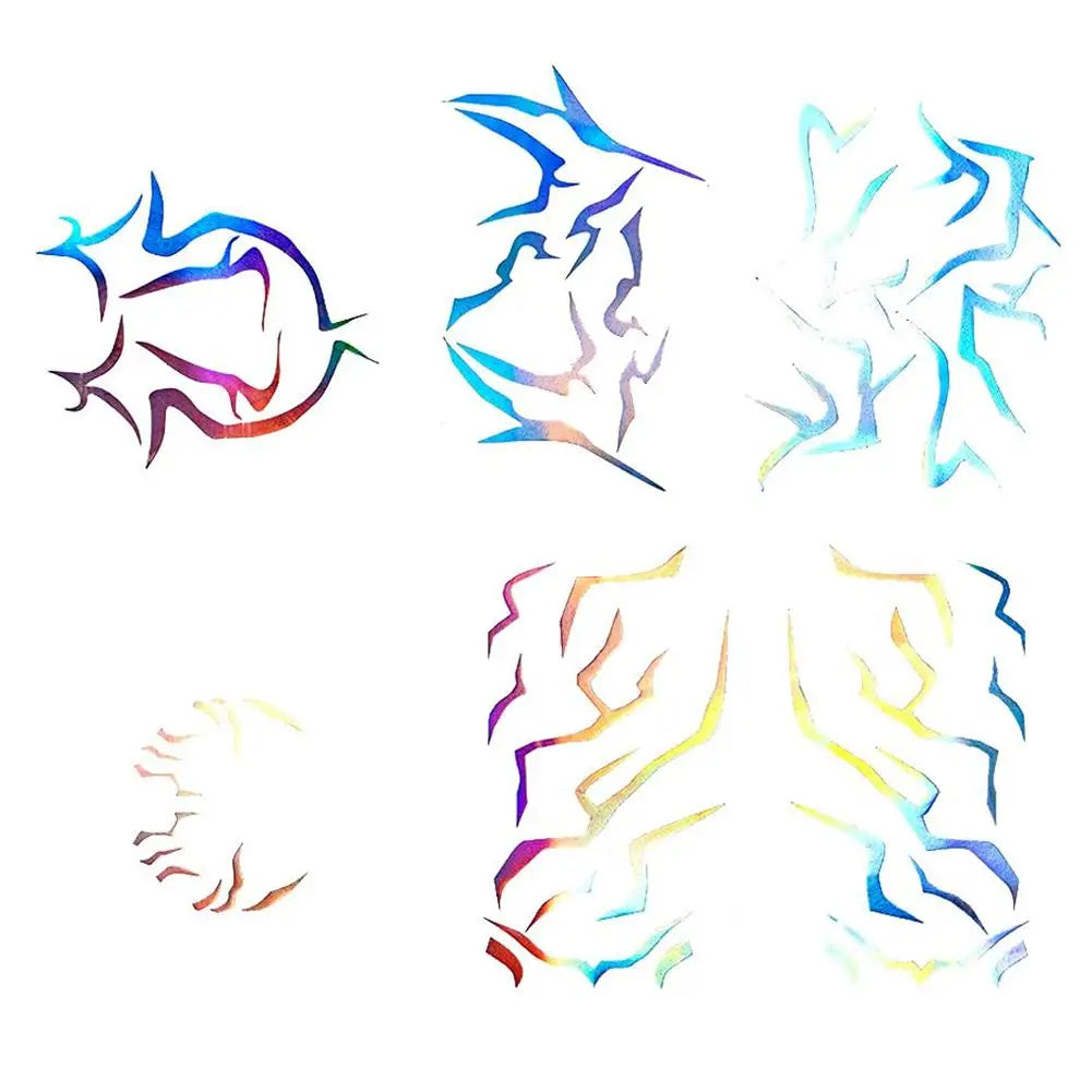 Cartoon Purple Tattoo Sticker Demon Hunter of K Pop Cosplay Rumi Party Tattoo Sticker Party Disguise Halloween Roleplay Props