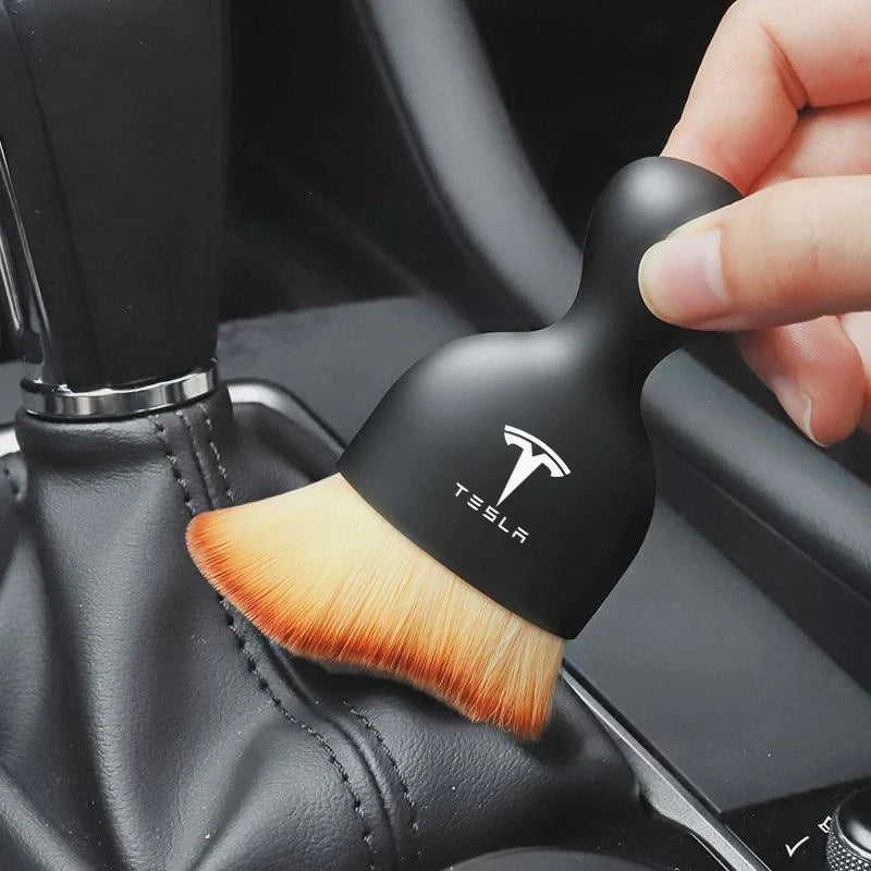 For Tesla Model 3 Y Car Interior Cleaning Soft Brush Tool Dust Remover Suede Fleece Microfiber Wash Towel Car Cleaning Rag Cloth
