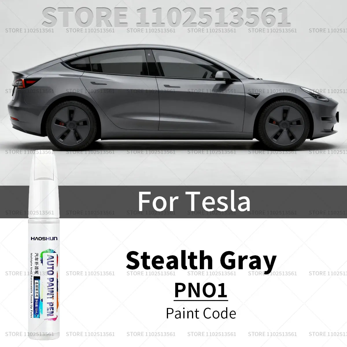For Tesla Model 3 Y X S Car Paint Scratch Repair Pen Touch Up Wheel Hub Touch Up Pen Black Pearl White Silver Deepsea Blue Red