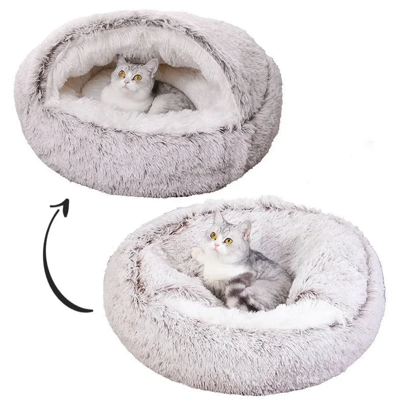 Cat Bed Honey Pot Cave - Warm Washable Kennel Nest