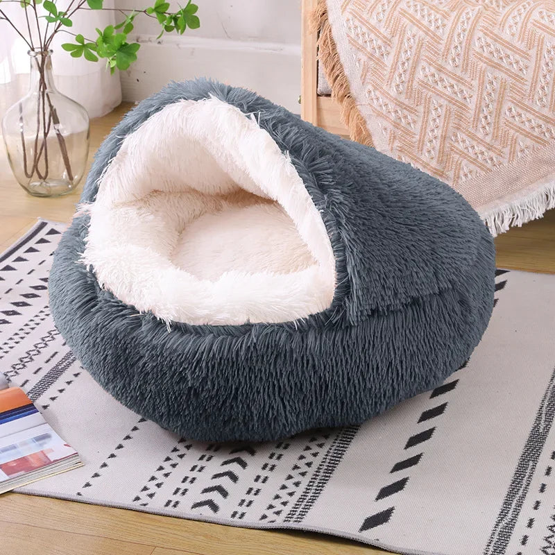 Cat Bed Honey Pot Cave - Warm Washable Kennel Nest