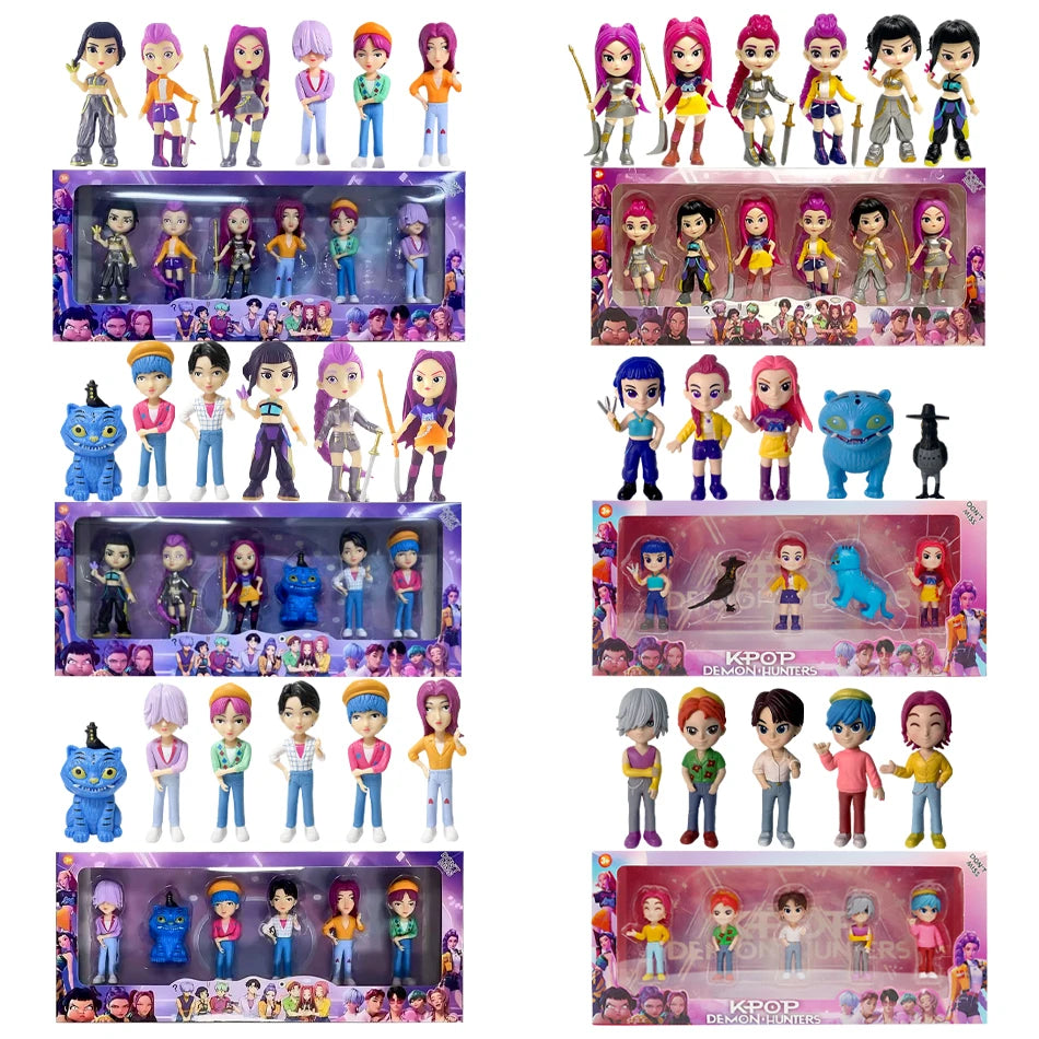 2026 Hot Kpop Devil Hunter Rumi Zoe Mira anime colección de personajes de cloruro de polivinílico baratijas de escritorio regalo