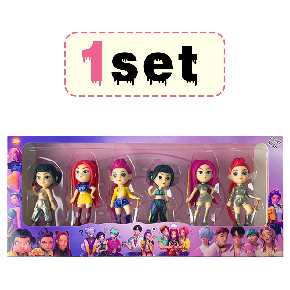 2026 Hot Kpop Devil Hunter Rumi Zoe Mira anime colección de personajes de cloruro de polivinílico baratijas de escritorio regalo