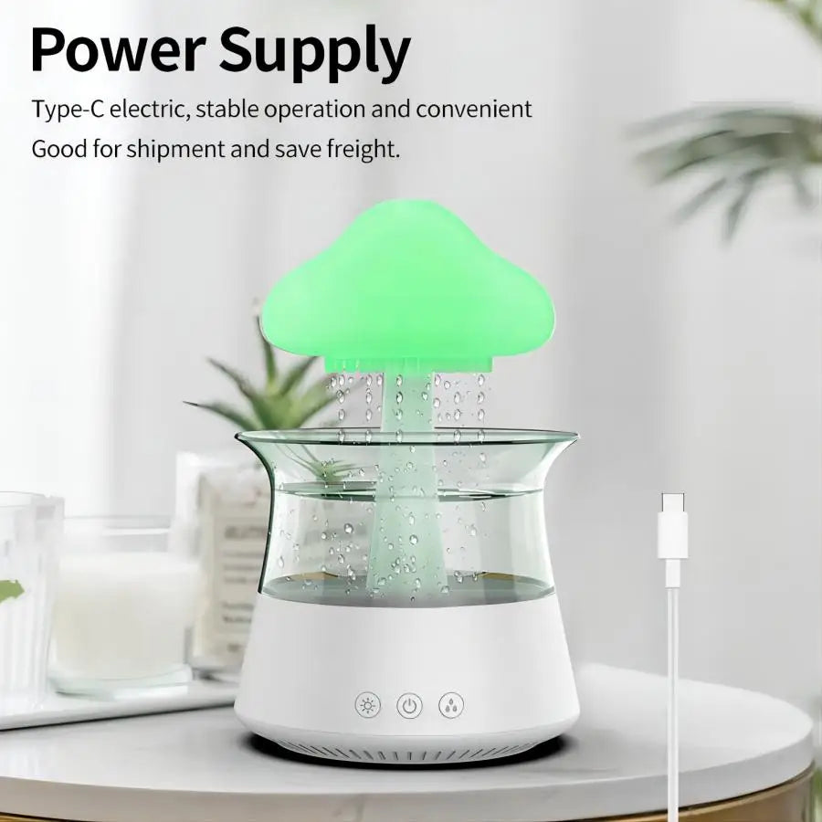 Cloud Rain Diffuser Humidifier Raindrop Aromatherapy