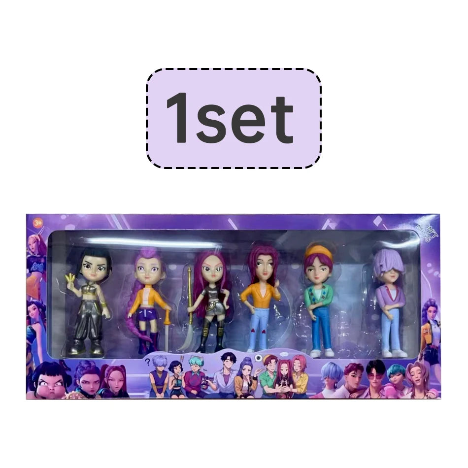 2026 Hot Kpop Devil Hunter Rumi Zoe Mira anime colección de personajes de cloruro de polivinílico baratijas de escritorio regalo