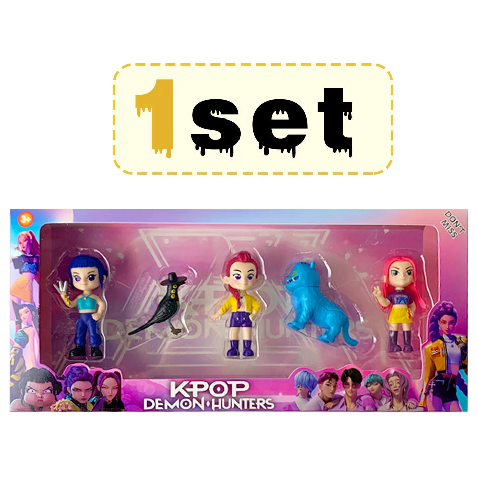 2026 Hot Kpop Devil Hunter Rumi Zoe Mira anime colección de personajes de cloruro de polivinílico baratijas de escritorio regalo