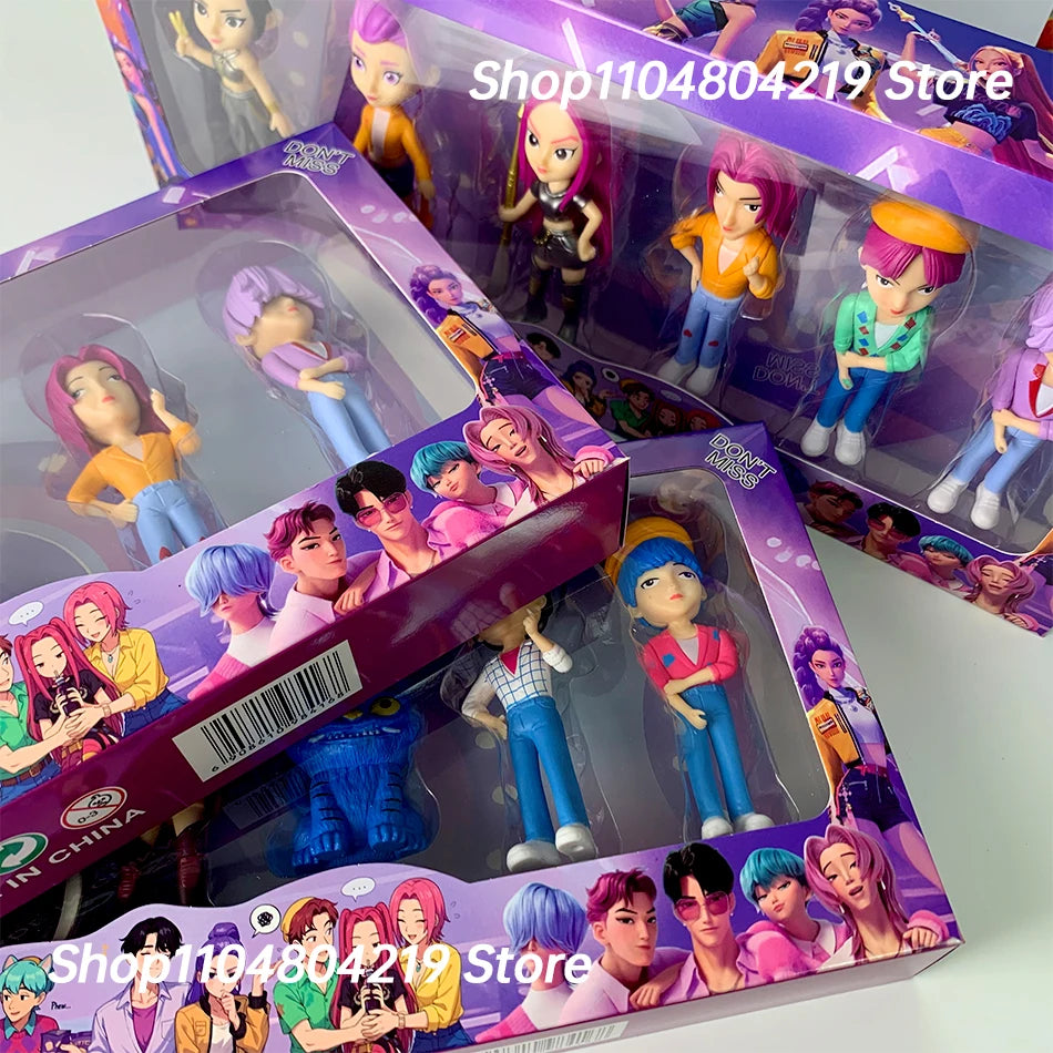 2026 Hot Kpop Devil Hunter Rumi Zoe Mira anime colección de personajes de cloruro de polivinílico baratijas de escritorio regalo