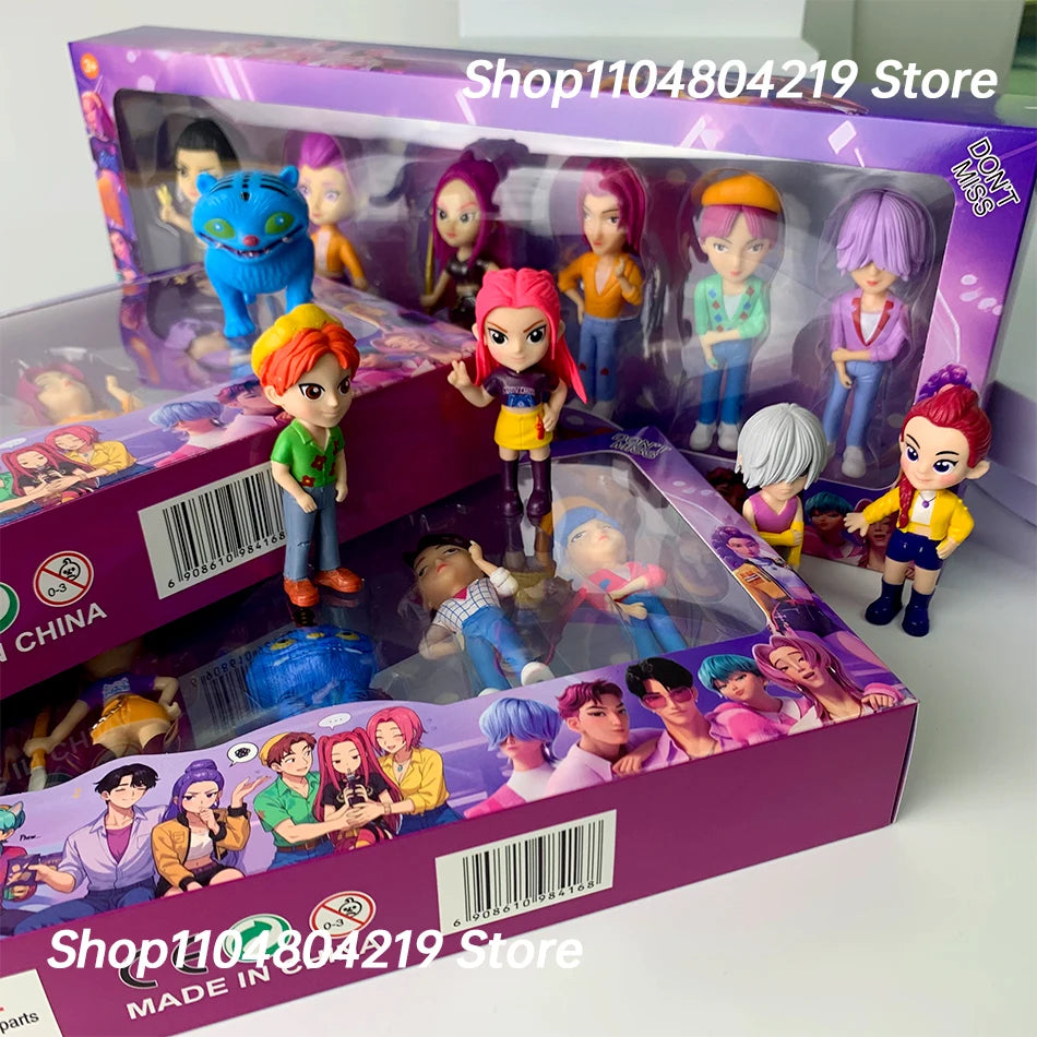 2026 Hot Kpop Devil Hunter Rumi Zoe Mira anime colección de personajes de cloruro de polivinílico baratijas de escritorio regalo