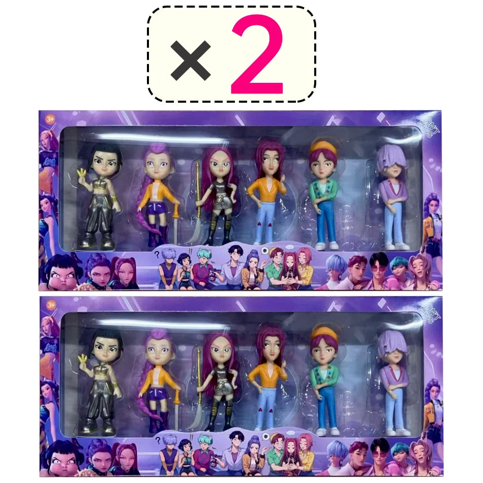 2026 Hot Kpop Devil Hunter Rumi Zoe Mira anime colección de personajes de cloruro de polivinílico baratijas de escritorio regalo