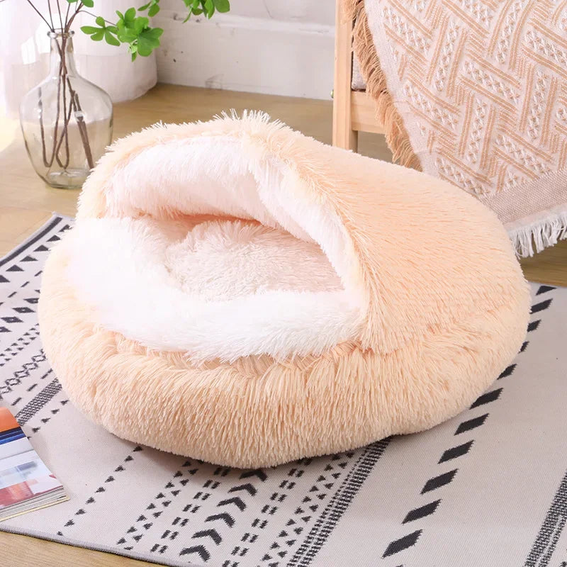 Cat Bed Honey Pot Cave - Warm Washable Kennel Nest