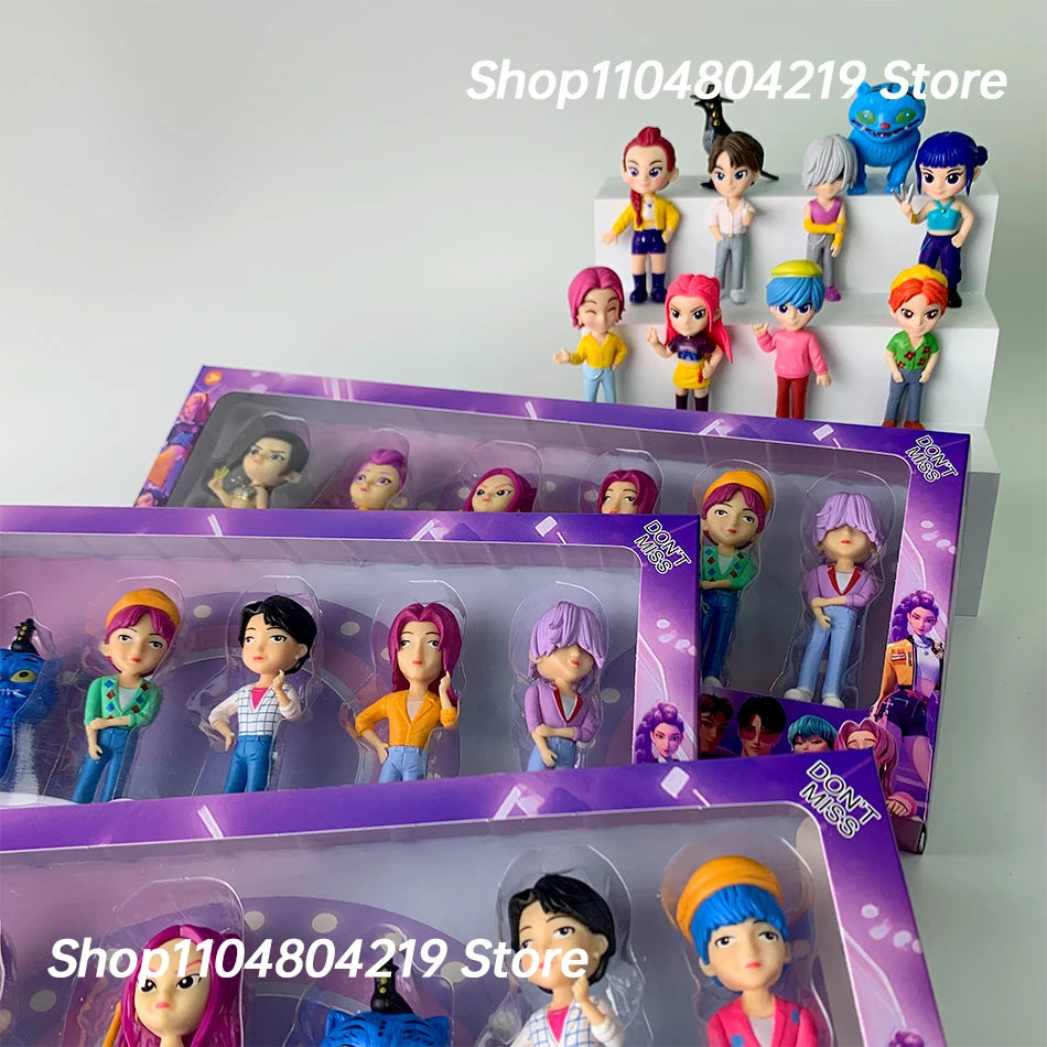 2026 Hot Kpop Devil Hunter Rumi Zoe Mira anime colección de personajes de cloruro de polivinílico baratijas de escritorio regalo