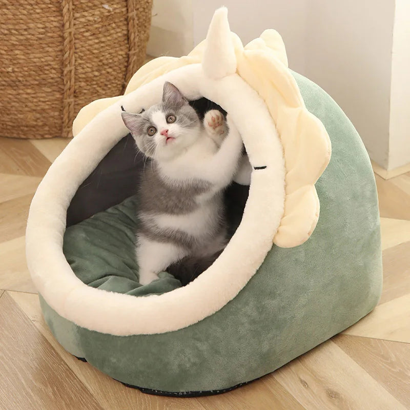 Bed Cartoon Pet Bed Foldable Removable Washable