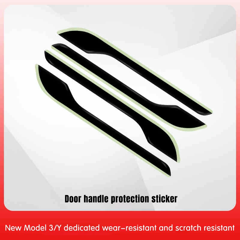 for Tesla Model Y/3 door handle handle with luminous door opening warning, scratch resistant and new 3 modified accessories
