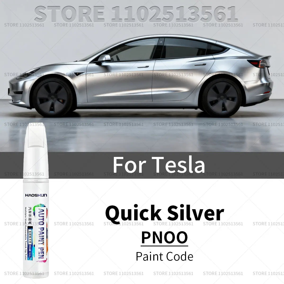 For Tesla Model 3 Y X S Car Paint Scratch Repair Pen Touch Up Wheel Hub Touch Up Pen Black Pearl White Silver Deepsea Blue Red