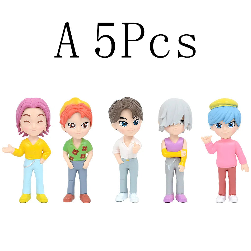 2026 Hot Kpop Devil Hunter Rumi Zoe Mira anime polyvinyl chloride character collection desktop trinkets Childrens New Year gifts