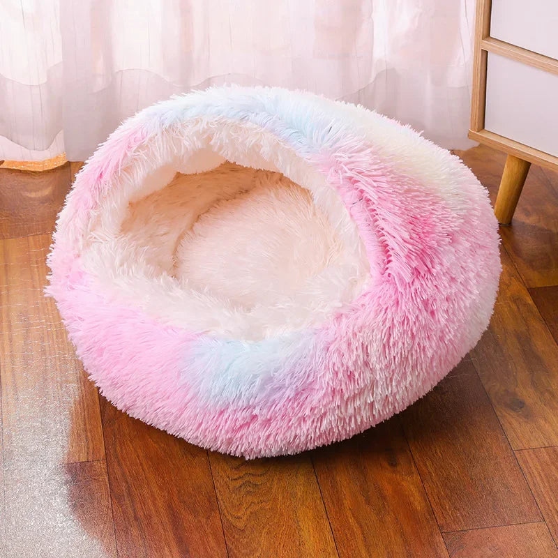 Cat Bed Honey Pot Cave - Warm Washable Kennel Nest
