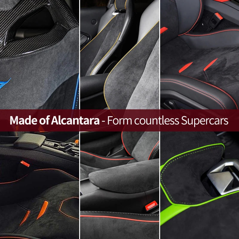 For Tesla Model 3 (2024-) / Model Y (2025-)  Made of Alcantara Door Switch Patch Trim Sticker Cover Car Interior Accessories