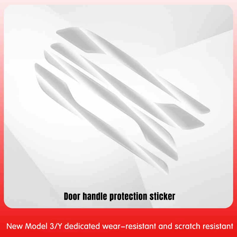for Tesla Model Y/3 door handle handle with luminous door opening warning, scratch resistant and new 3 modified accessories