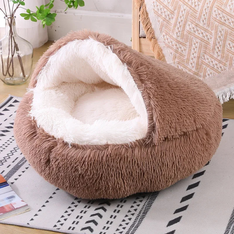 Cat Bed Honey Pot Cave - Warm Washable Kennel Nest