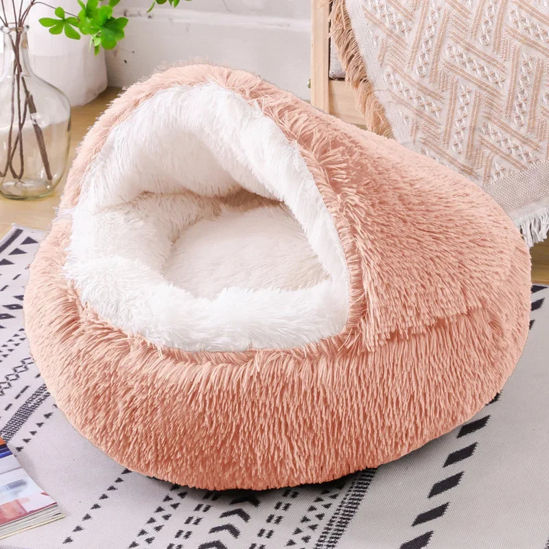 Cat Bed Honey Pot Cave - Warm Washable Kennel Nest