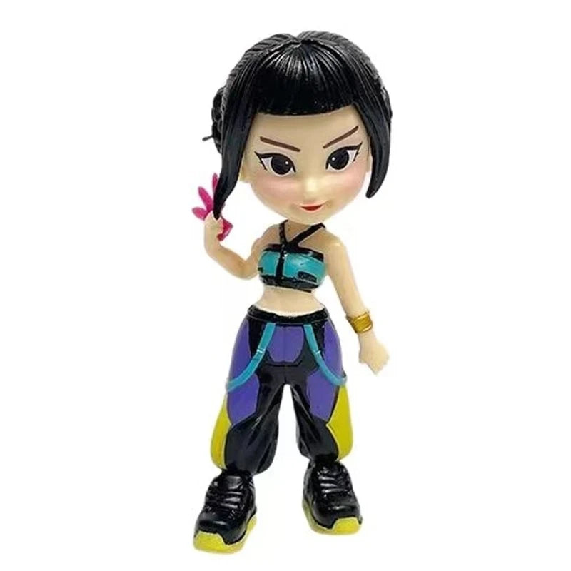 2026 NEW Anime KPop Devil Hunter Doll Vinyl Toy Rumi Mira Zoi Character Vinyl Mask Blind Box Ornament Toy Christmas Gift