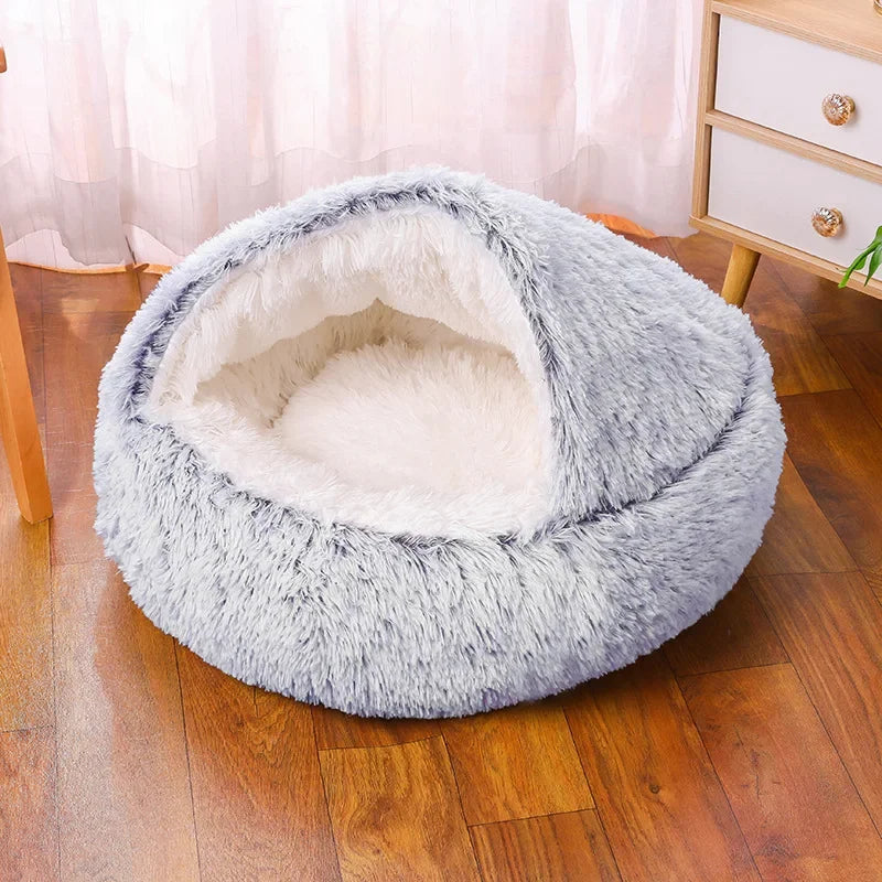Cat Bed Honey Pot Cave - Warm Washable Kennel Nest