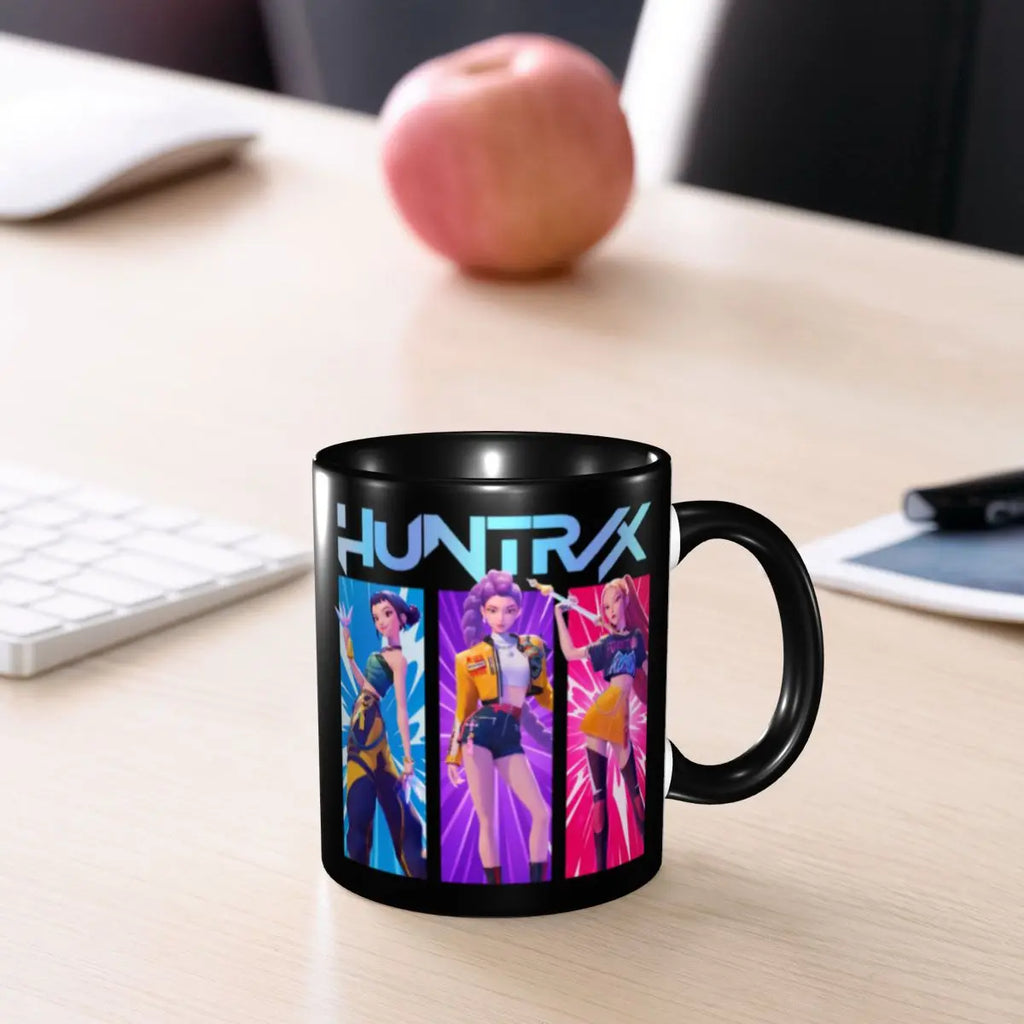 Kpop Demon Hunter Huntrix Girls Mug Personalized Ceramic Coffee Mug Cup Creative Gift