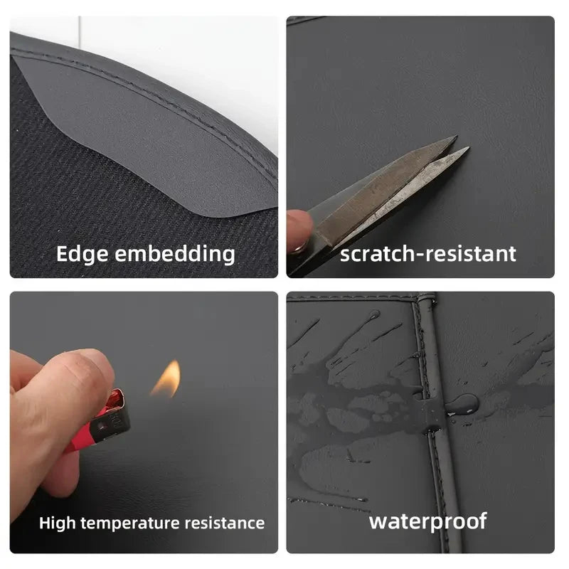 Car Seat Back Protective Mat For Tesla Model 3 / Y Full Seat Anti Kick Pad Leather Anti Scratch Protector Mats Car Accessories