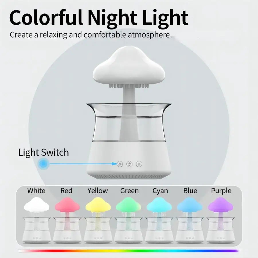 Cloud Rain Diffuser Humidifier Raindrop Aromatherapy
